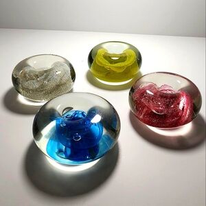 Hand Blown Glass Decorative Candle Holders